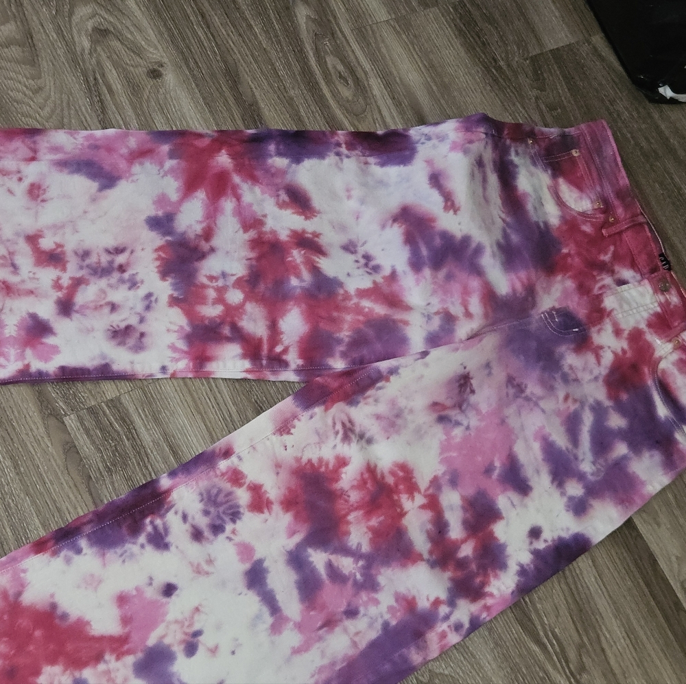 Wide leg rise up Gap jeans